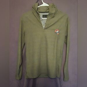 Public Record Long Sleeve Hoodie Skull Skate Retro